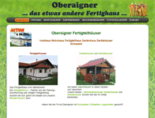 Tablet Screenshot of holz-haus.at